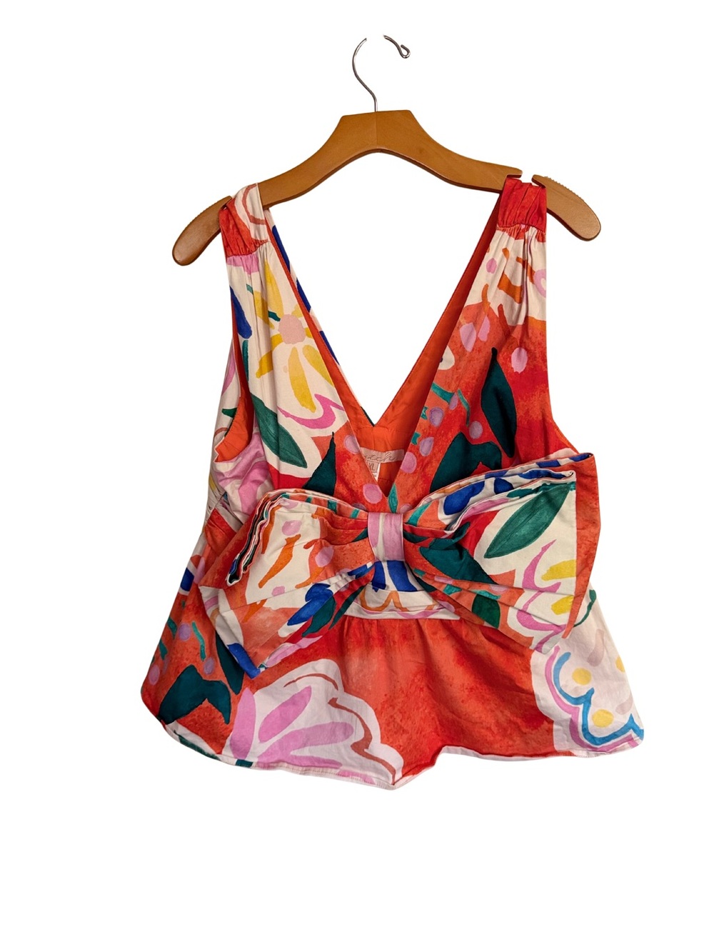 Hutch Multicolor Floral Bow-Front Tank Top - Picture 3 of 6